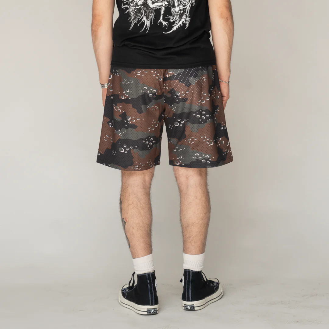 Barb Mesh Shorts- Timber - Image 7