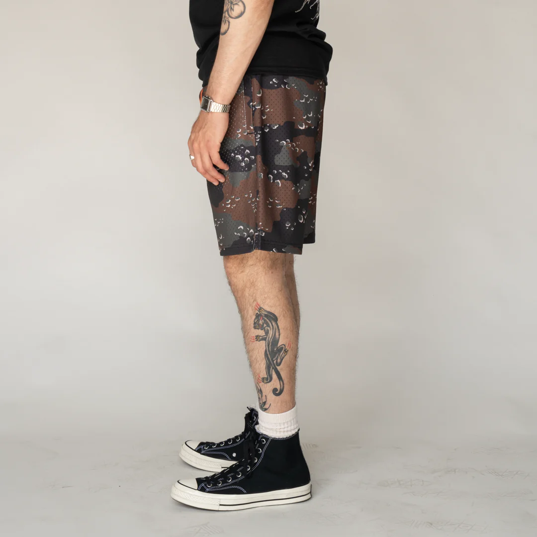 Barb Mesh Shorts- Timber - Image 8