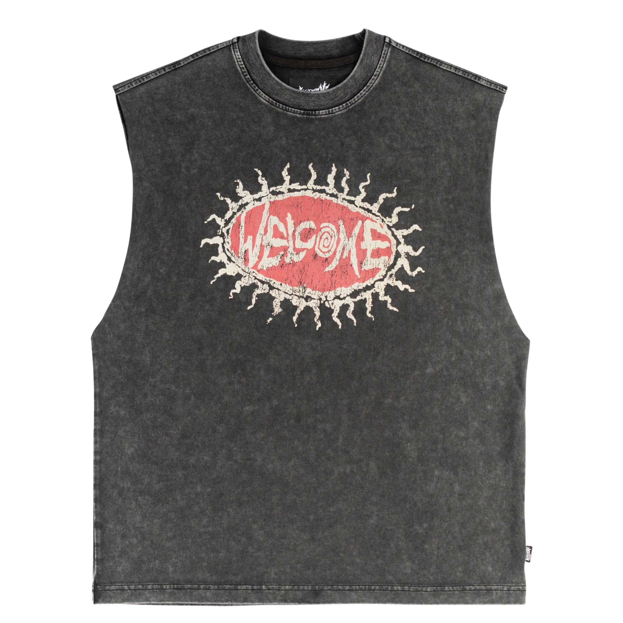 Cavity Boxy Sleeveless Knit