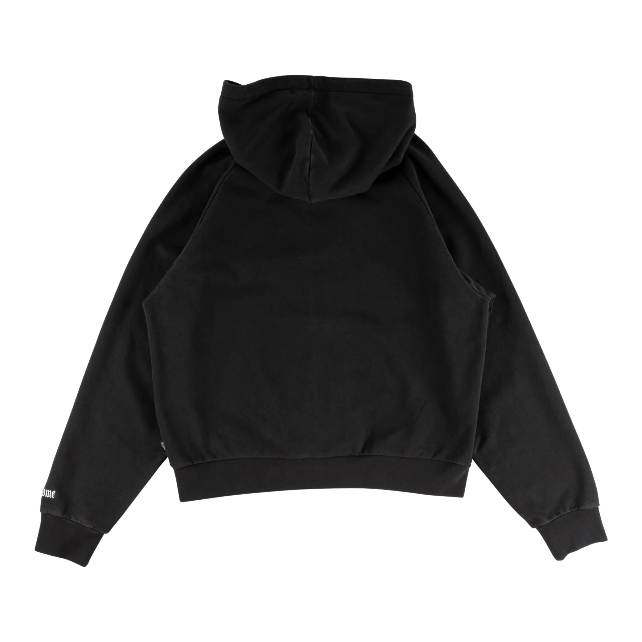 Duality Cropped Pigment-Dyed Zip Hoodie - Image 2