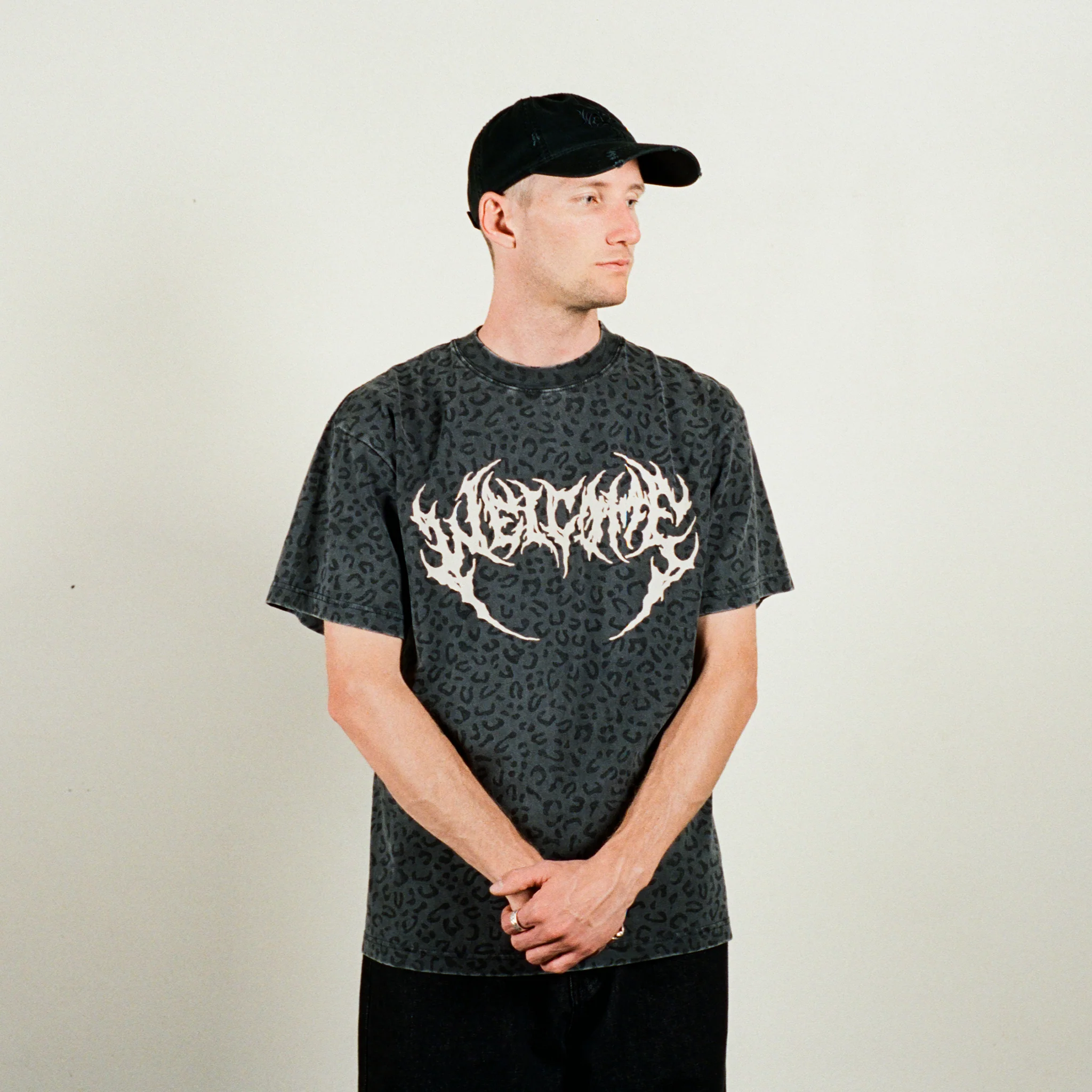 Fang Boxy Garment-Dyed Printed Tee - Image 5