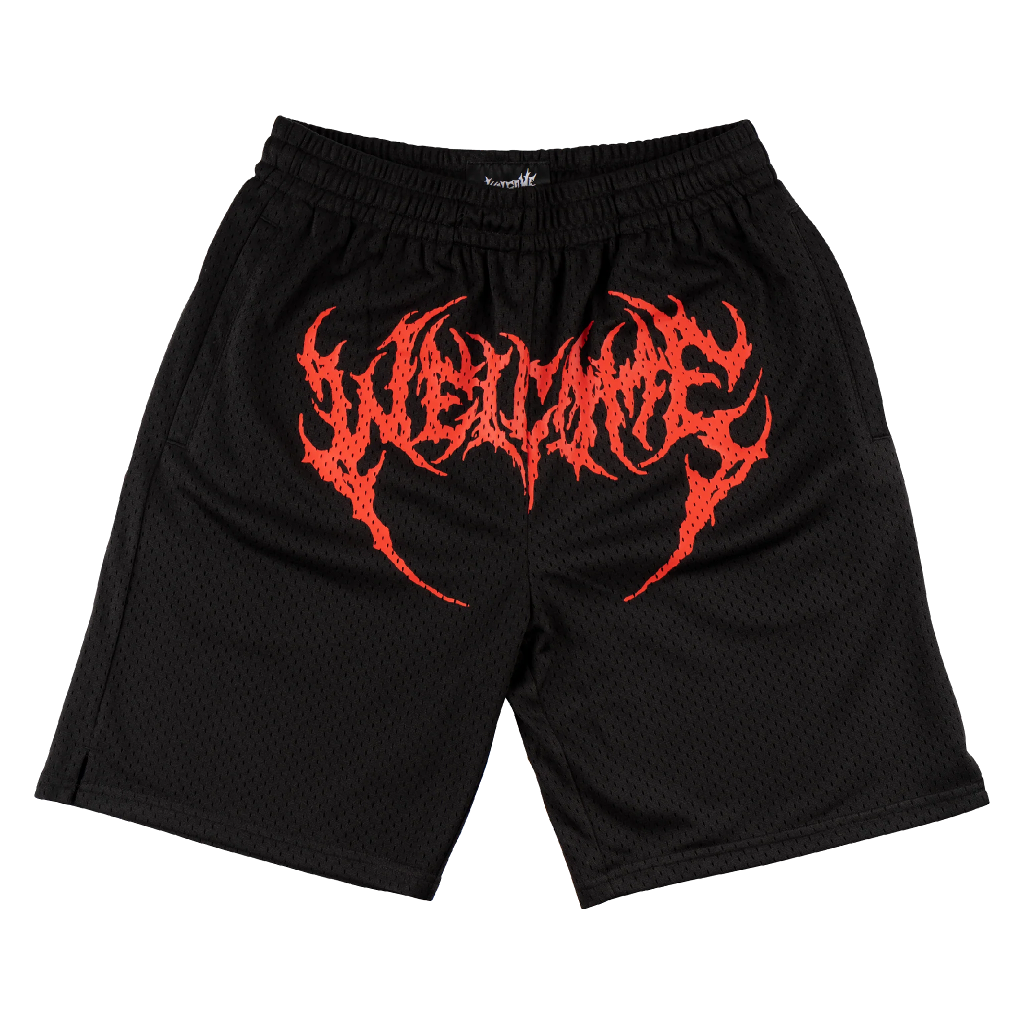 Fang Mesh Shorts - Black