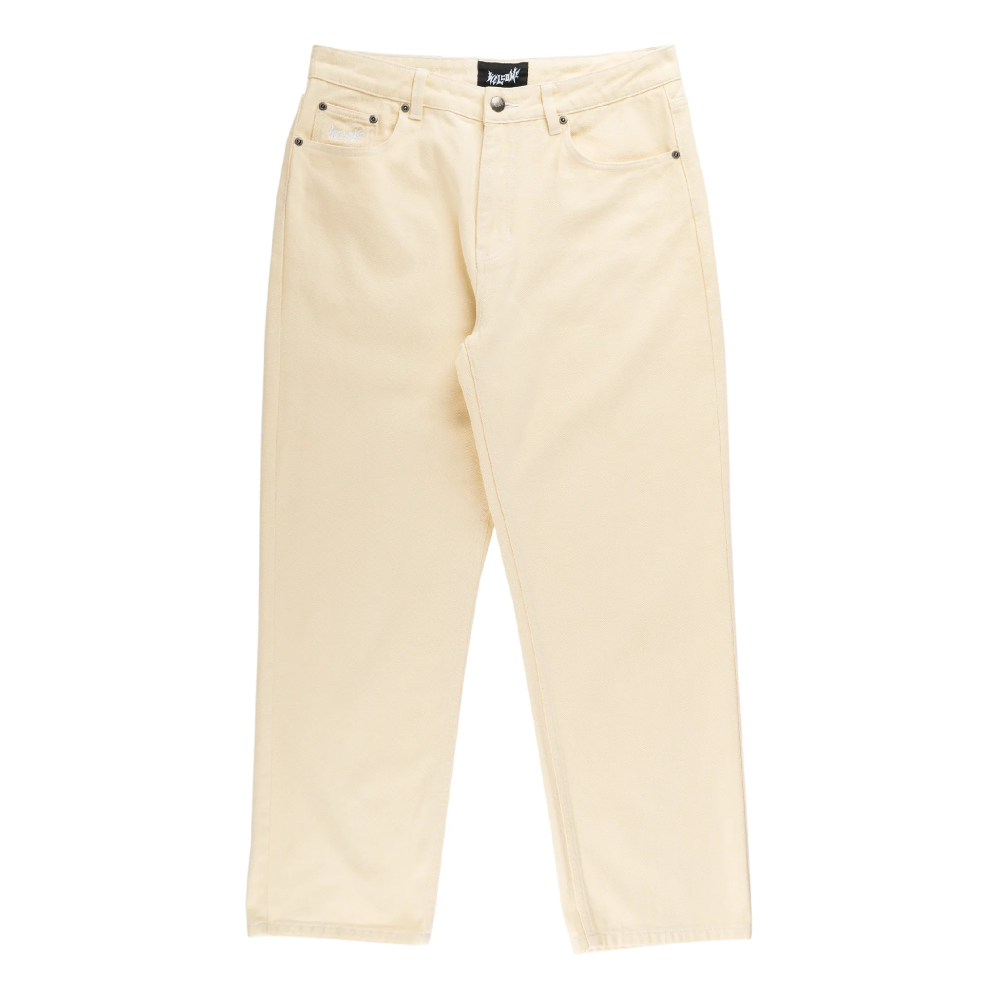 Immortal Loose Straight Fit Denim - Washed Natural