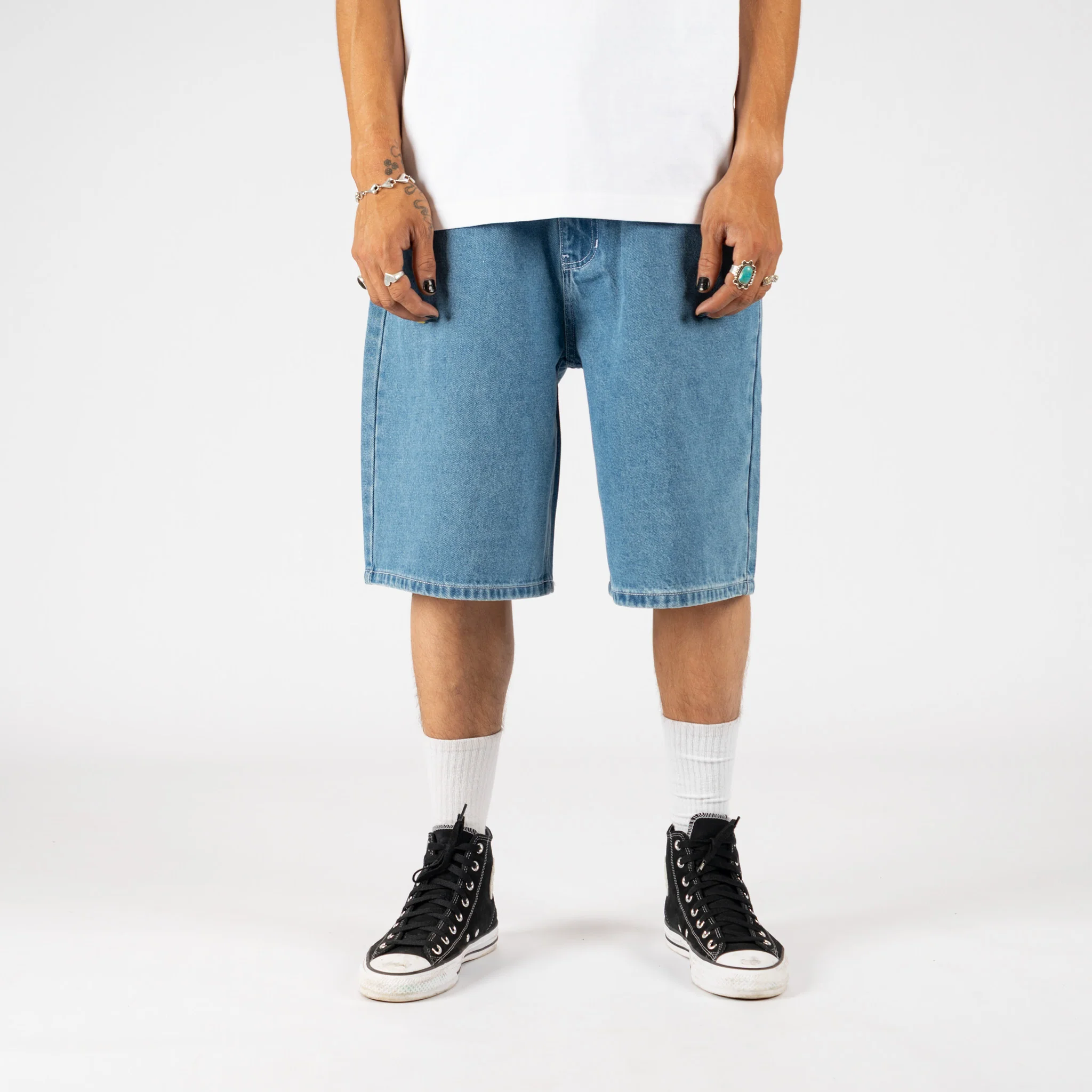 Linger Baggy Denim Shorts - Image 4