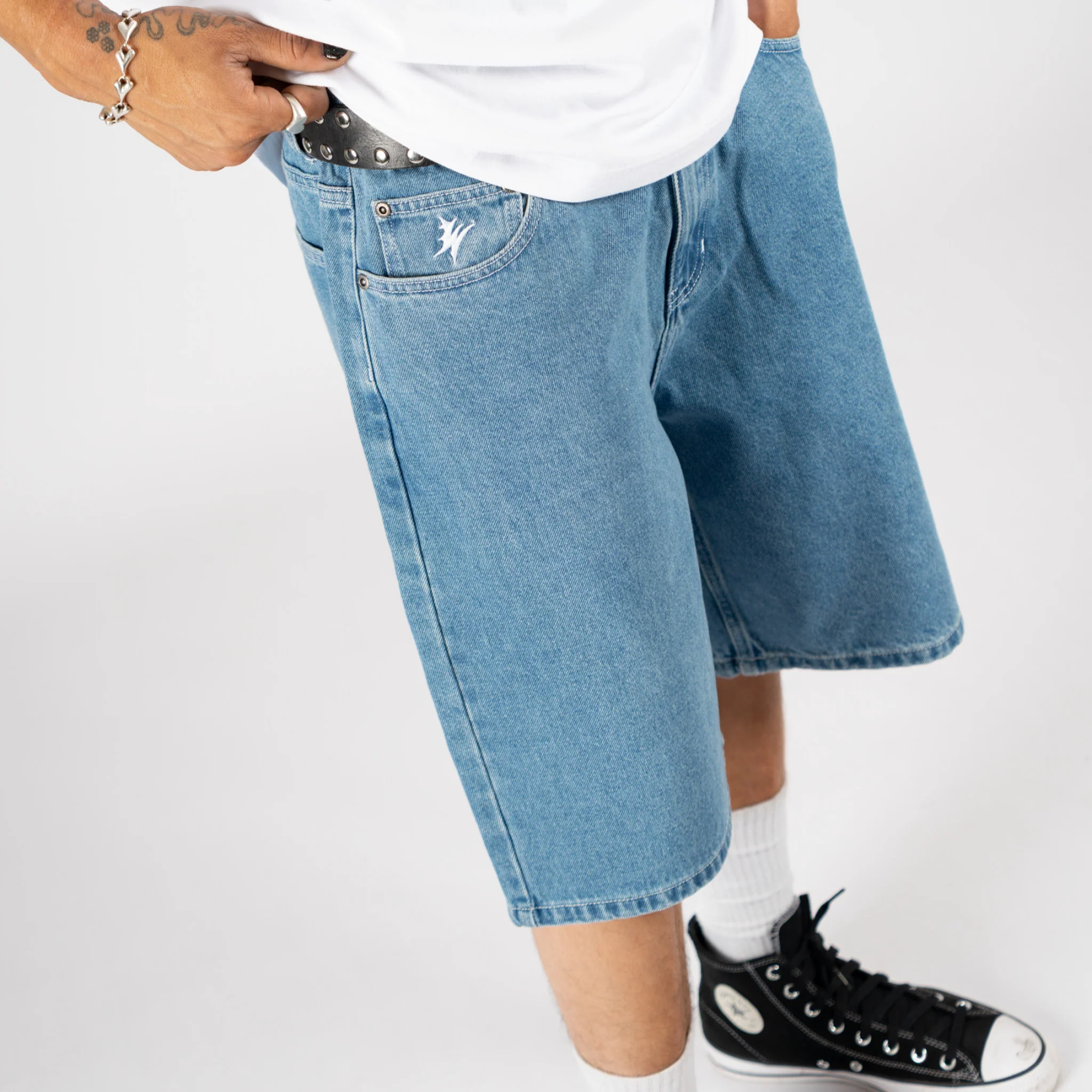 Linger Baggy Denim Shorts - Image 5