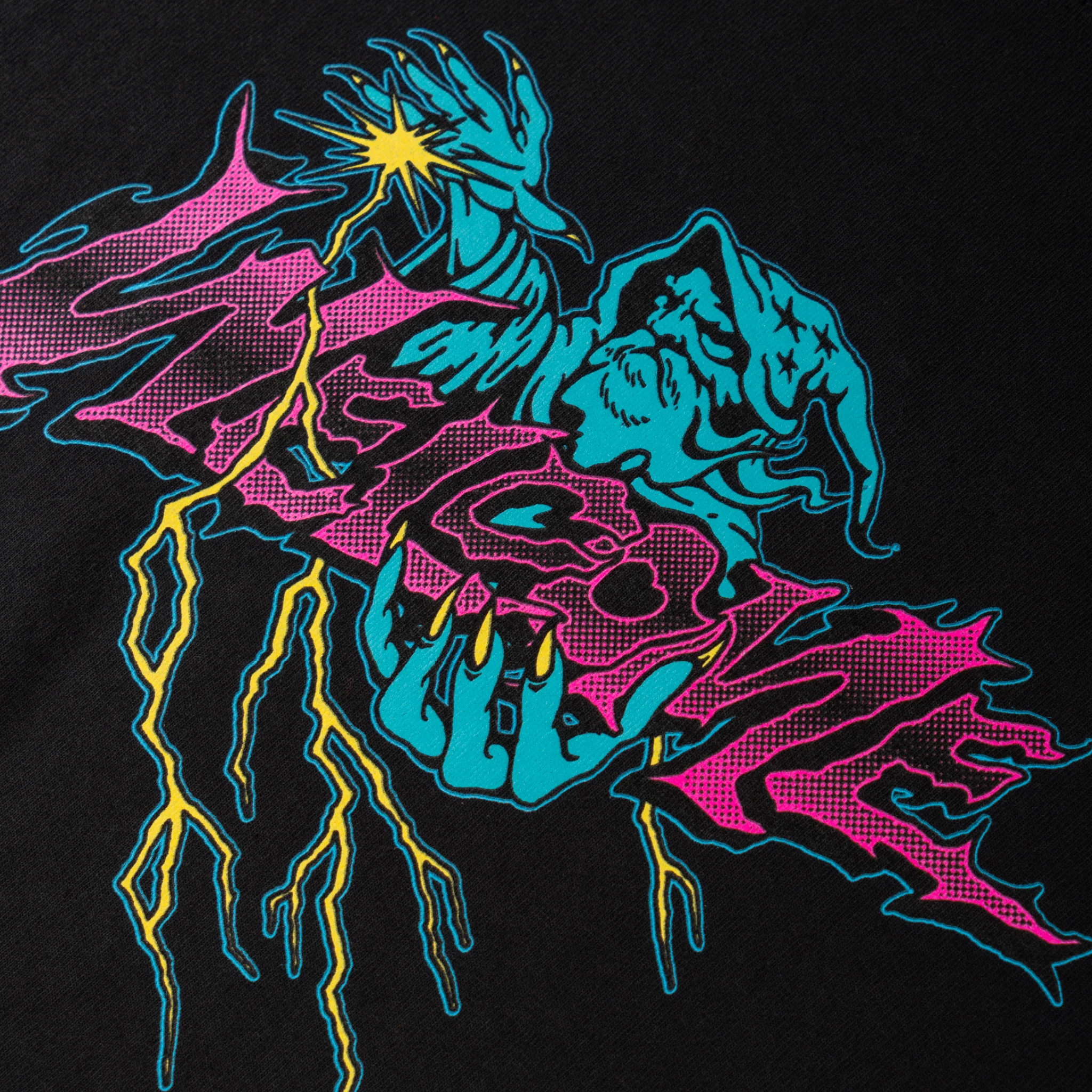 Magnetic Garment-Dyed Boxy Tee - Black - Image 3