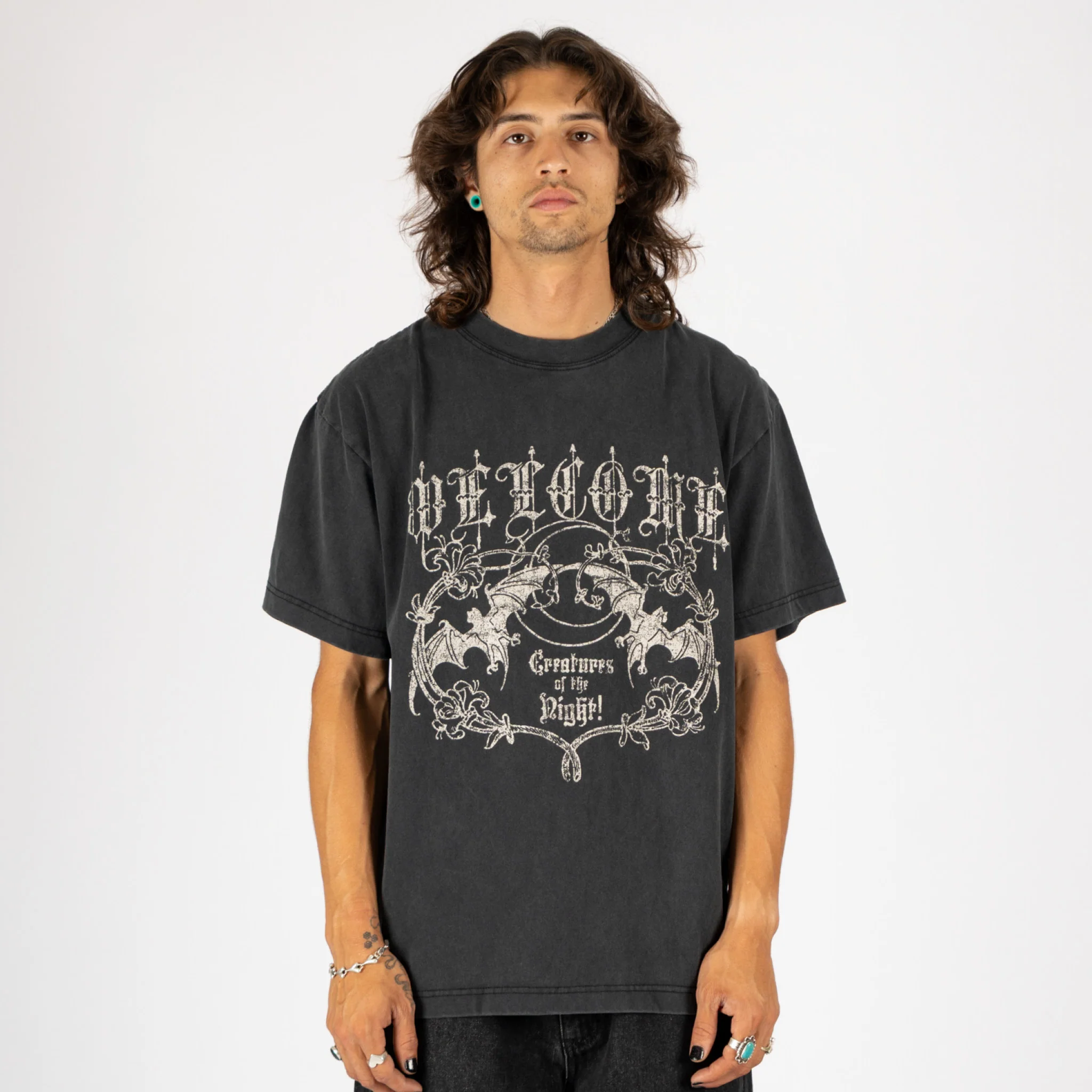 Night Creature Boxy Garment-Dyed Tee - Image 3