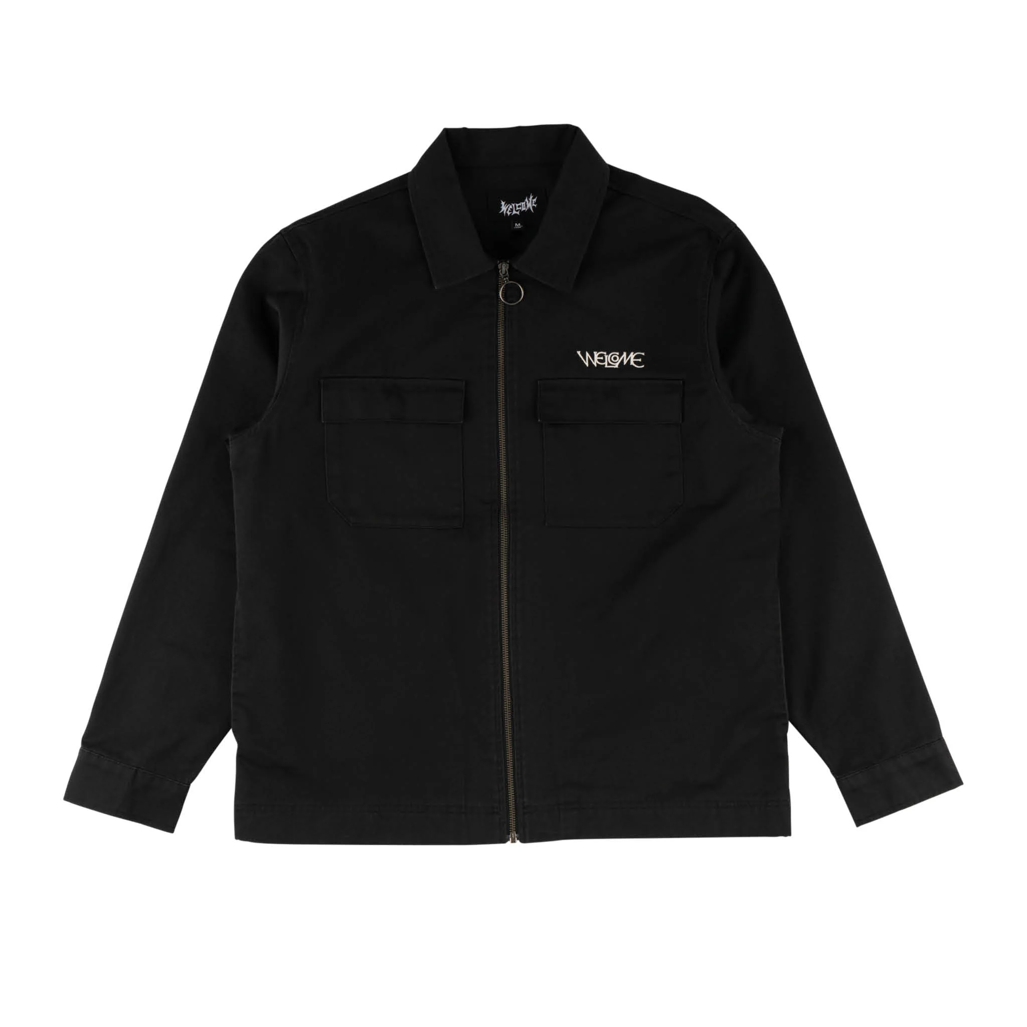 Paladin Twill Zip Work Shirt w/Back Patch - Image 2