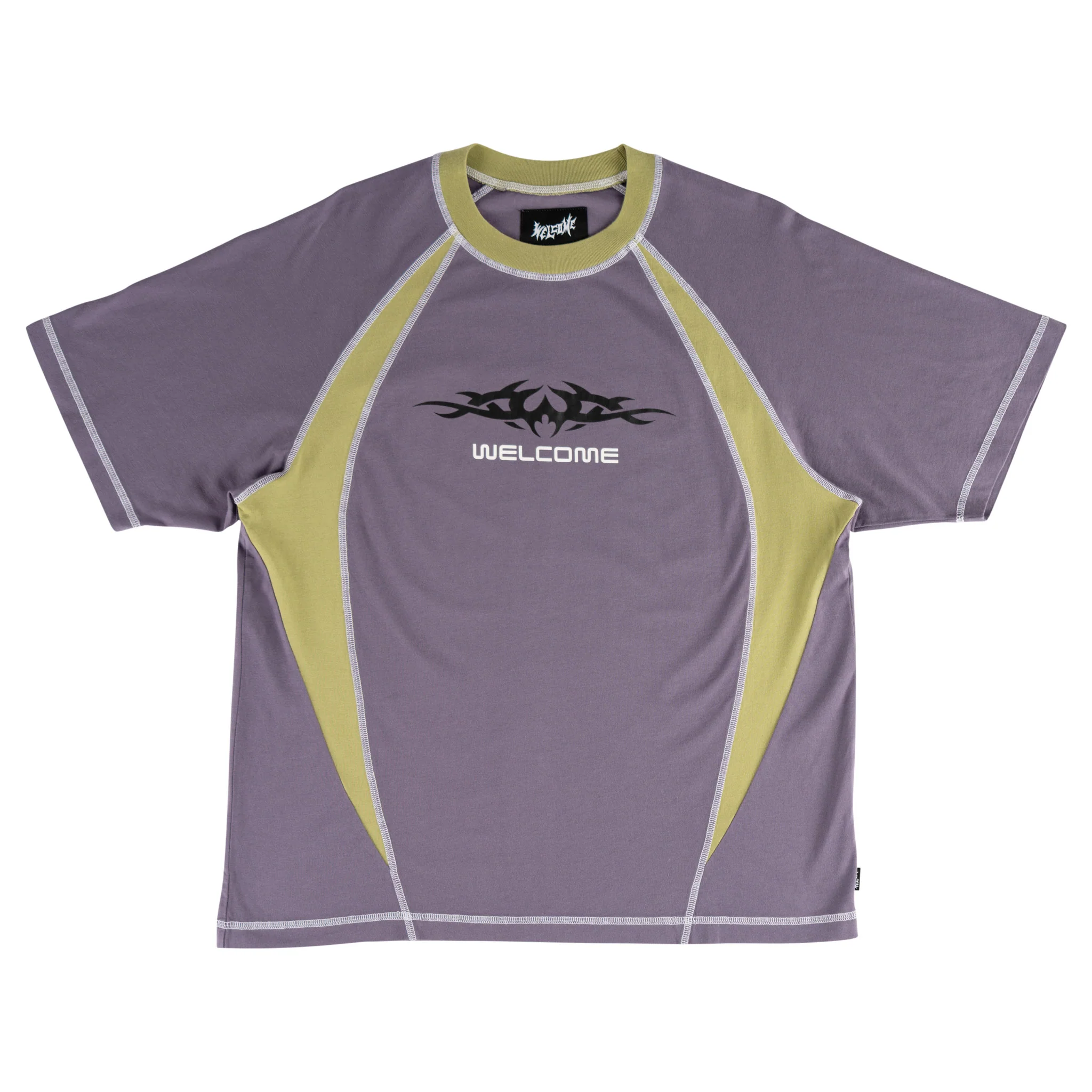 Rash Boxy Paneled Tee