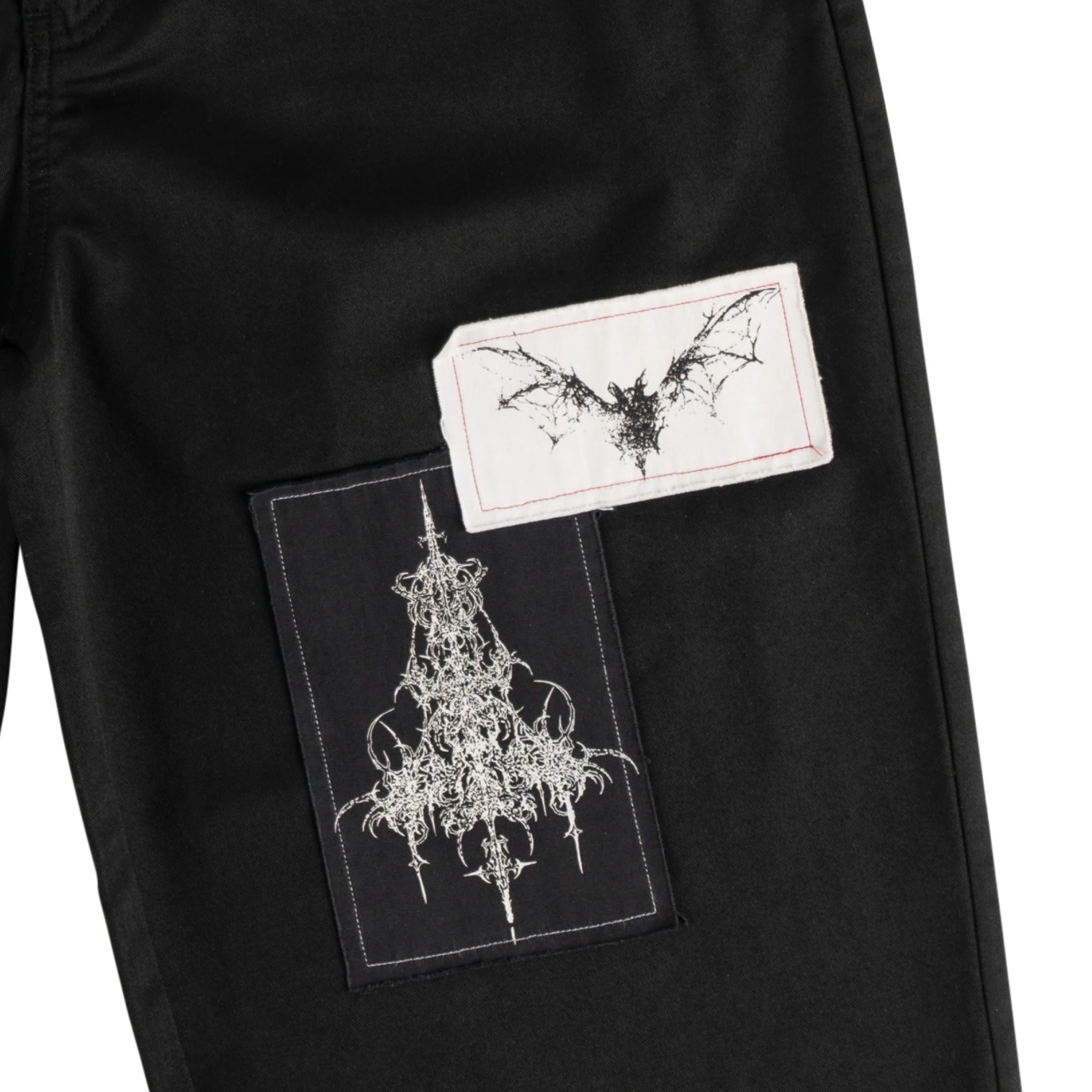 Shinners Cut-Off Twill Short W/Patches - Image 3