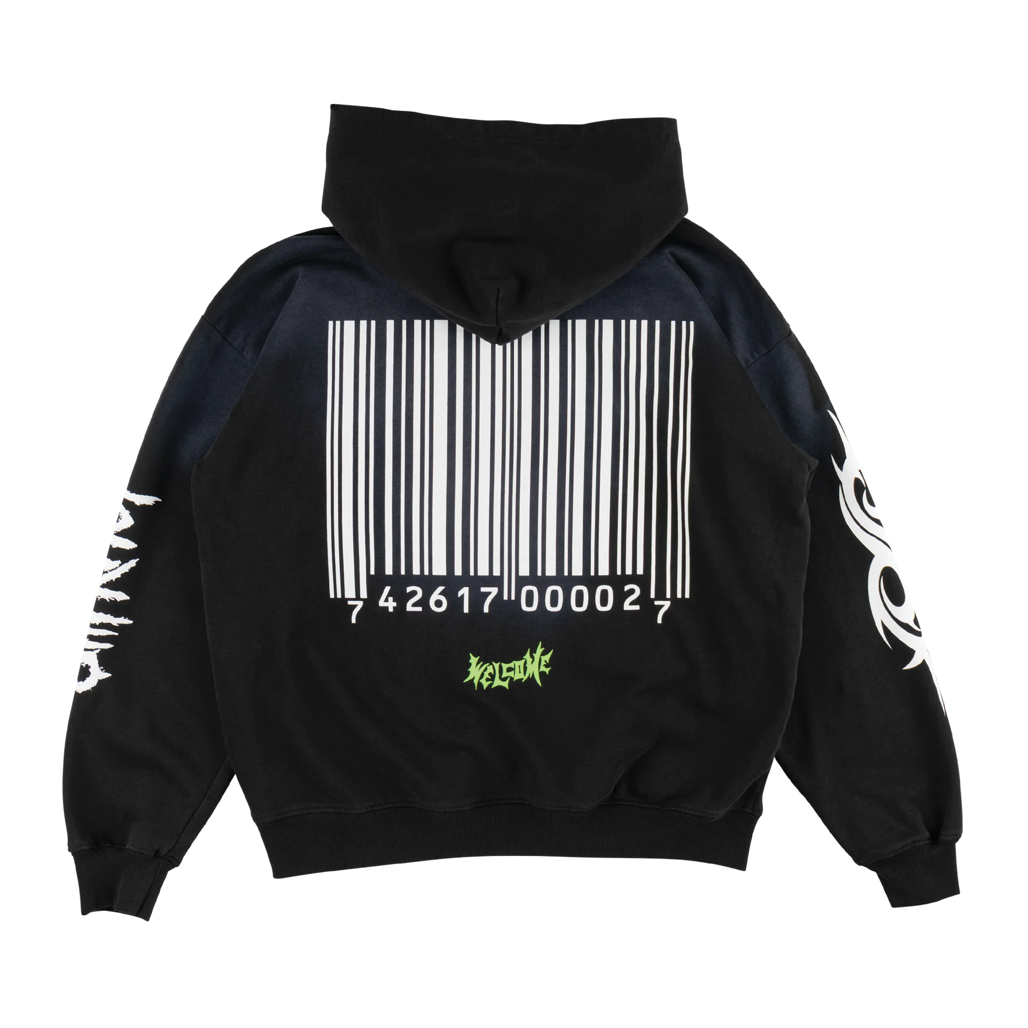 SLIPKNOT X WELCOME - Ravenous Distressed Sun Fade Hoodie - Image 2