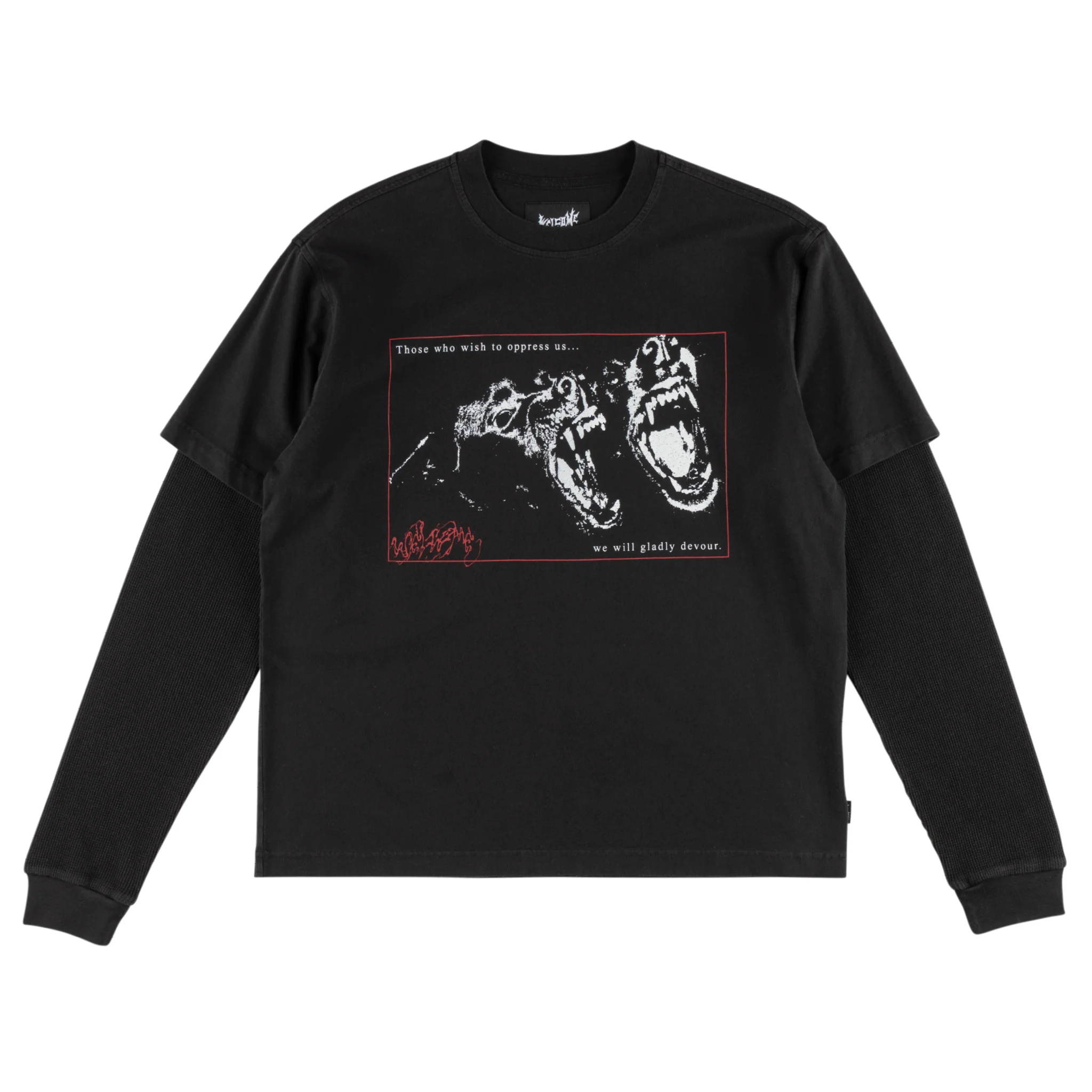 Snarl Layered 2fer Tee