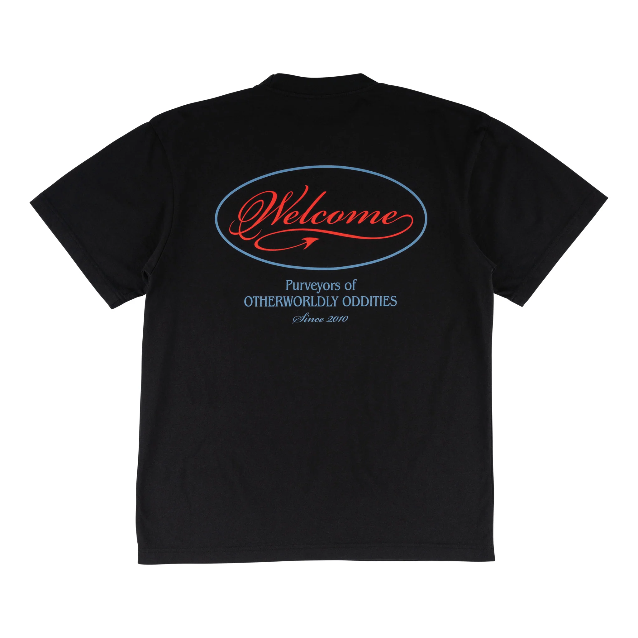 Trade Printed Boxy Garment-Dyed Tee - Black