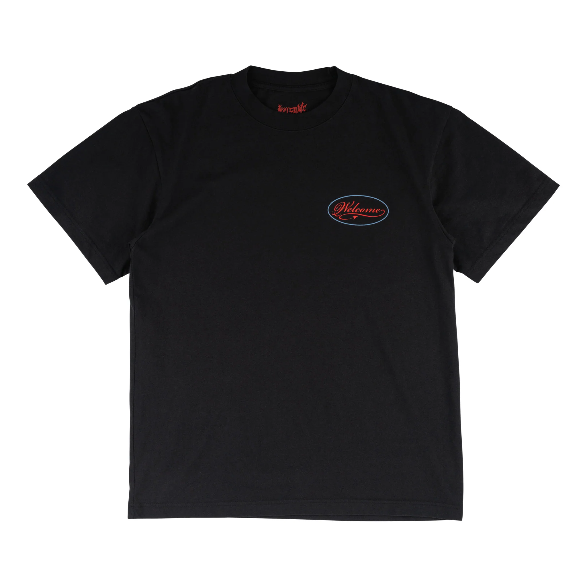 Trade Printed Boxy Garment-Dyed Tee - Black - Image 2